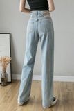  Quần Jeans Nữ Khoét Eo  8010 