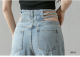  Quần Jeans Nữ Khoét Eo  8010 