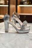  Giày Sandal Cao Gót Đế Trụ 10 Phân 80123-2 
