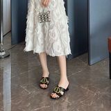  Dép Gót 5 phân Da Bóng Cao Cấp 761 