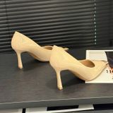  Giày Cao Gót Da Bóng Cao Cấp 789-100 