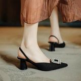 {Form Chuẩn} Giày Sandanl Cao Gót 5 phân  E88 