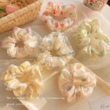  Buộc tóc scrunchies 2 lớp vải voan C-CH135 