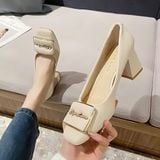  Giày Cao Gót 6 Phân  Da Lì Cao Cấp 6850-73 