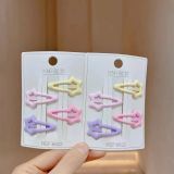  Set 3-4 Kẹp Tóc Màu Sắc Dễ Thương Nhiều Kiểu Dáng KT02 