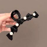  Kẹp Tóc Bản Dài Đính Nơ Ngọc Trai Phong Cách Hàn Quốc K-DAI03 