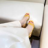  Giày Sandanl Cao Gót 6cm Quai Mảnh Cao Cấp DD01 VNXK 