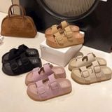  Dép Bánh Mì Da Lộn Cao Cấp 802 