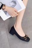  Giày Cao Gót Đế Vuông 4 Phân 290112 