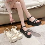  Giày Sandal Đế Xuồng 6-7 Phân 201 