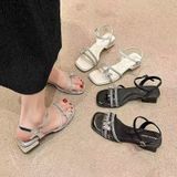  Giày  Sandal Cao Gót 4 phân  5307 