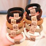  Set 5 Thun Buộc Tóc Siêu Đàn Hồi Họa Tiết Gấu BT03 