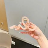  Kẹp tóc bản dài hình lượn sóng gắn charm hoa K-DAI126 