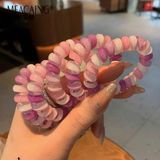  Set 3 buộc tóc kiểu xoắn nhiều màu sắc LOXO-10 