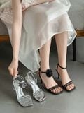  Giày Sandal Cao Gót 8 Phân  Cao Cấp S3316-3 