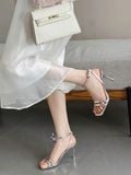  Giày Sandal Cao Gót 8 Phân  Cao Cấp S3316-3 