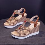  Giày Sandal Đế Xuồng 8 Phân Siêu Nhẹ Êm H85 