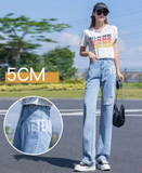  Quần Jeans Nữ In Chữ Q8008 