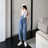  Quần jeans nữ Yếm 1 Dây Chéo J16622 