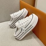  Giày sục sneaker nữ smile kiểu mới đế bằng 5cm F6 