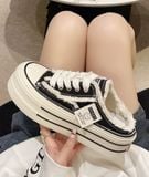  Giày sục sneaker nữ smile kiểu mới đế bằng 5cm F6 