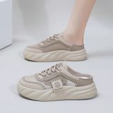  Giày Dép sục sneaker  nữ smile kiểu mới đế bằng 5cm E10 