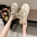  Giày Dép sục sneaker  nữ smile kiểu mới đế bằng 5cm E10 