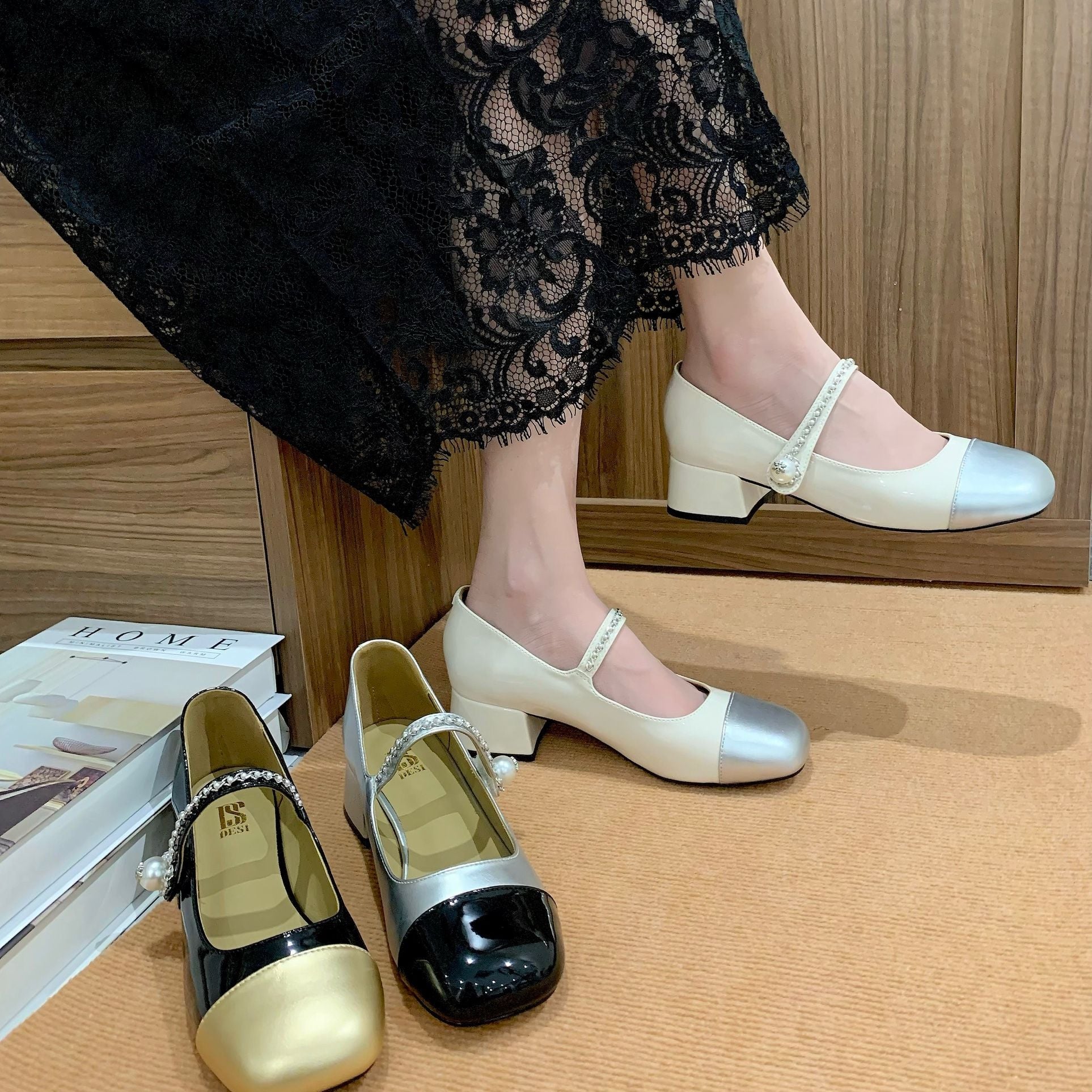  Giày Búp Bê Mary Jane 2365-2 