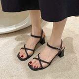  Giày Sandal Cao Gót 6 Phân 11921 