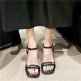  Giày Sandal Cao Gót 6 Phân 5076-5 