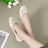  Giày Búp Bê da lì cao cấp 3 phân 701 