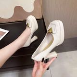  Giày Cao Gót Nữ Đế Đúp 9 Phân Cao Cấp 23216 