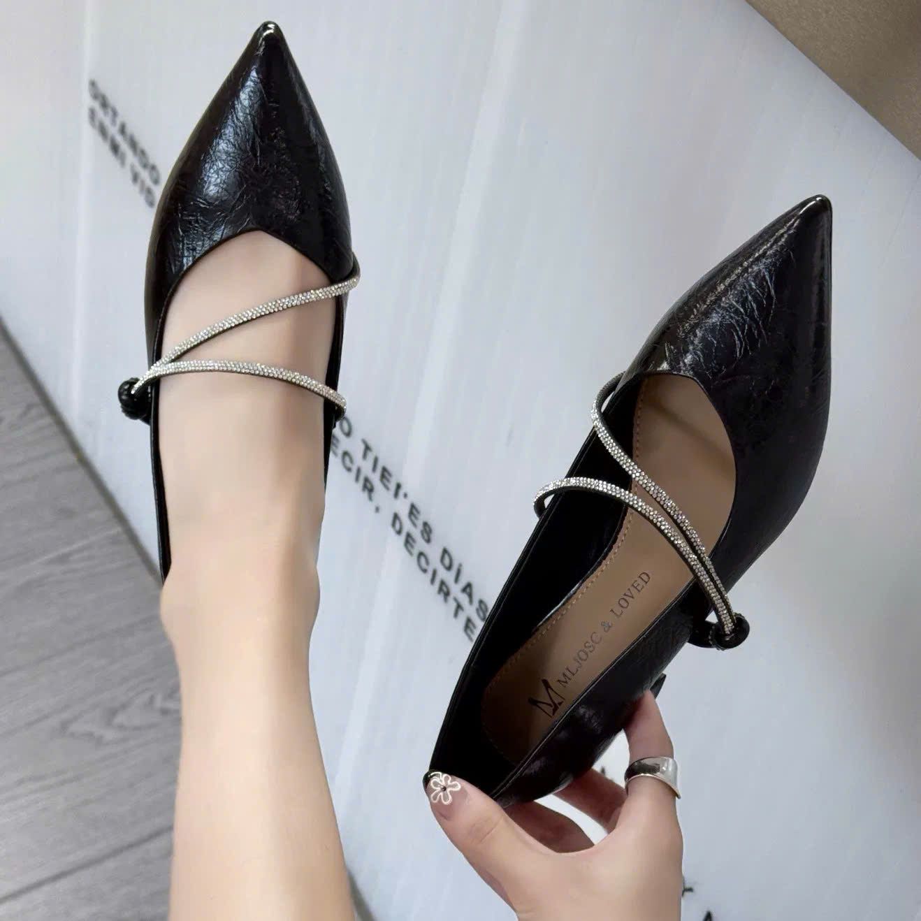  Giày Cao Gót 4,5 phân XZ8807-8 