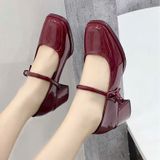  Giày Cao Gót Da Bóng Cao Cấp 5 Phân VNP24 