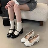  Giày Cao Gót Da Bóng Cao Cấp 5 Phân VNP24 