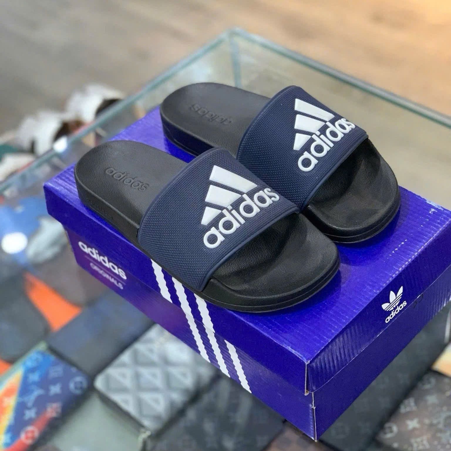  Dép Adidas Nam Cao Cấp AD01 ( Ảnh Thật Shop Chụp ) 