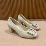  Giày Cao Gót 6 phân Da lì Cao Cấp 767-16 