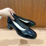  Giày Cao Gót 4 phân da bóng cao cấp 1118-86 