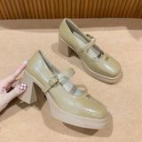  Giày Búp Bê Mary Jane 7 phân 62363 