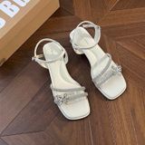  Giày  Sandal Cao Gót 4 phân  5307 