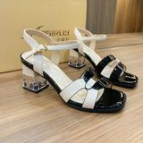  Giày Sandal Cao Gót 7 Phân  Da  Bóng  cao  cấp  220-100 