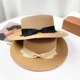  Mũ cói nơ ruy băng kiểu pháp TÓC - MUCOI-23 