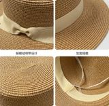  Mũ cói nơ ruy băng kiểu pháp TÓC - MUCOI-23 