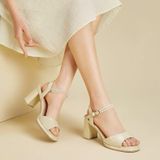  Giày Sandal Cao Gót Da Bóng QCCC 7 Phân 863169 