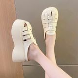  Dép Xuồng Quai Da Đế Cao Phong Cách 9913 