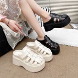  Dép Xuồng Quai Da Đế Cao Phong Cách 9913 