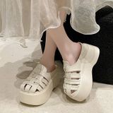  Dép Xuồng Quai Da Đế Cao Phong Cách 9913 