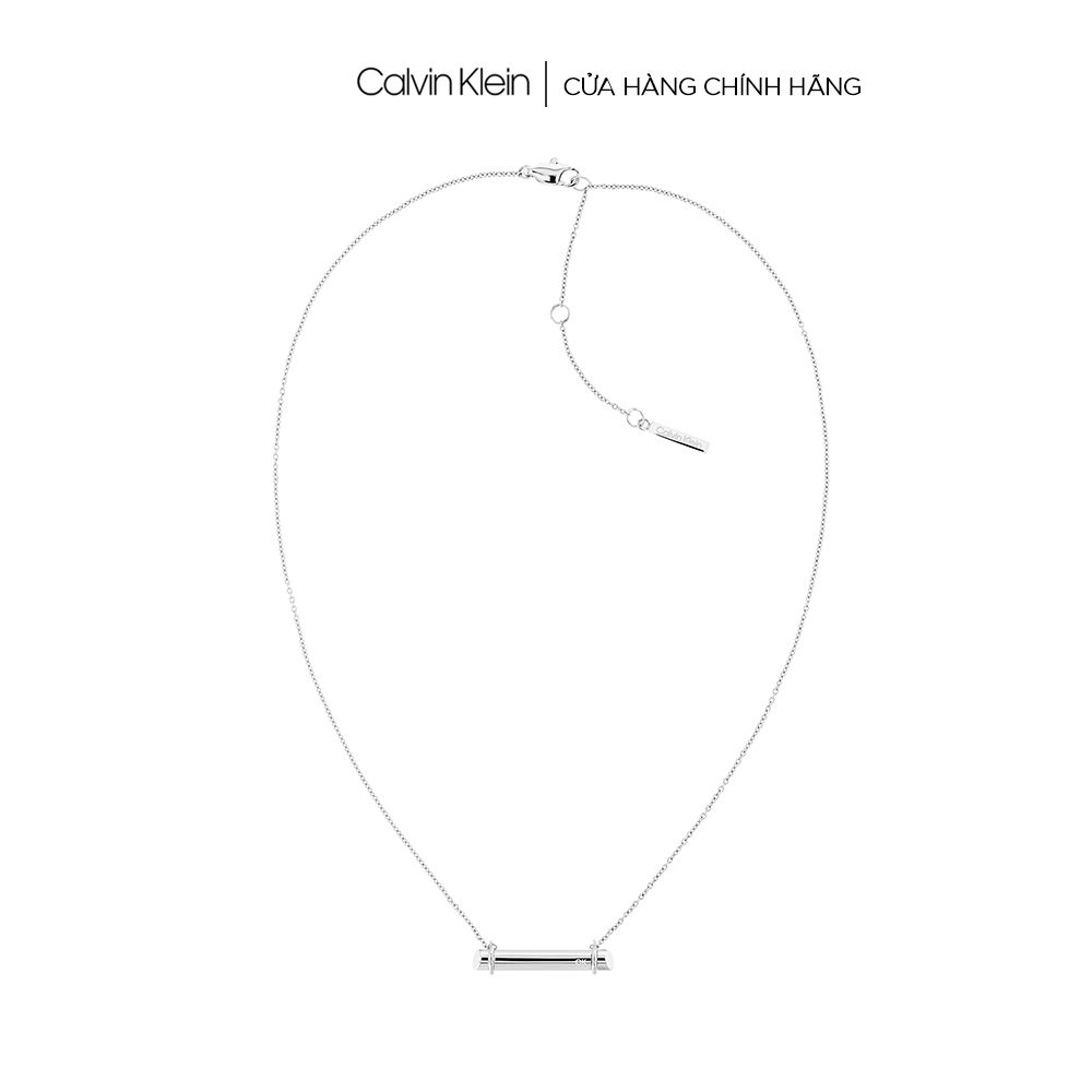  Dây chuyền Calvin Klein Nữ màu Bạc SS22 - Elongated Linear CK 35000013 