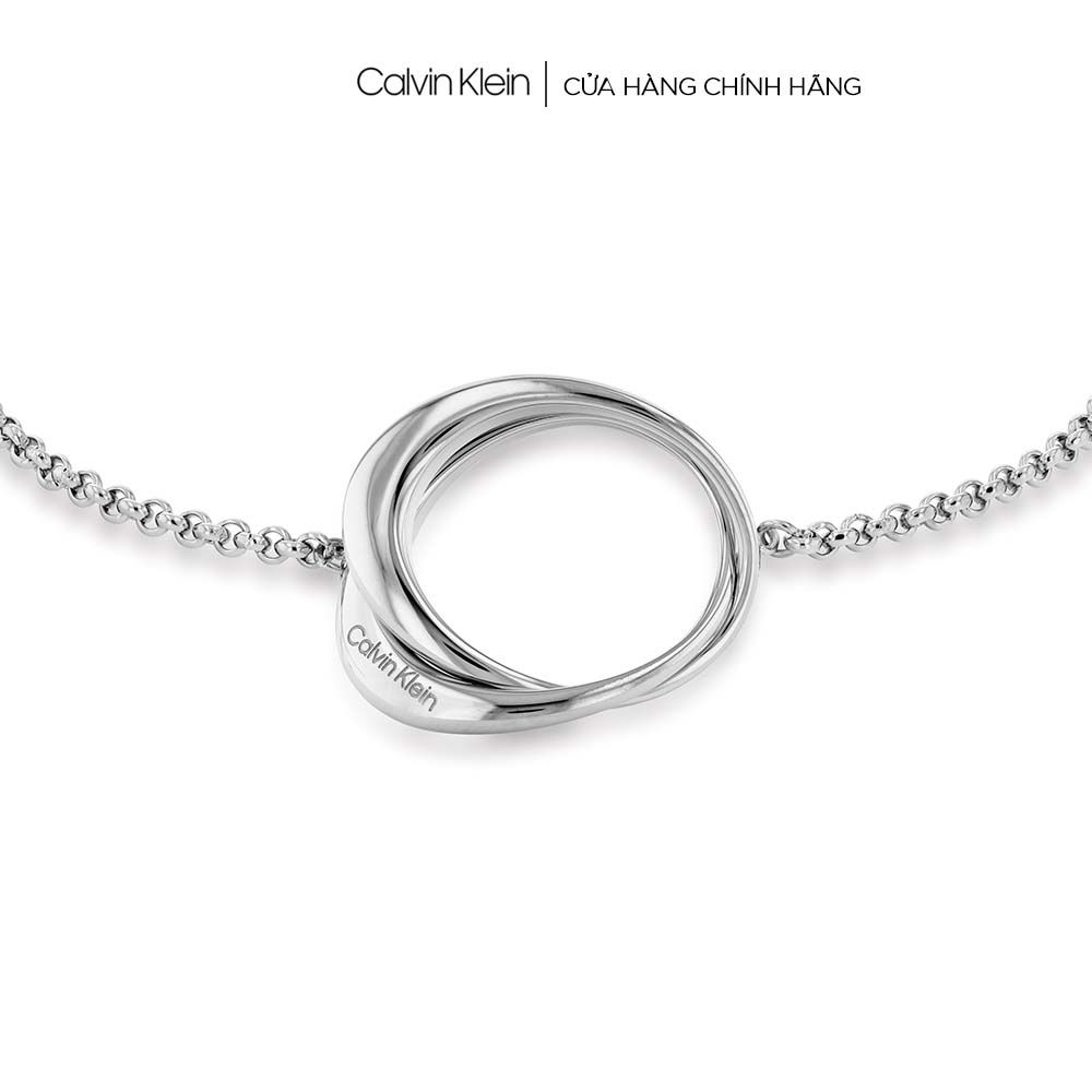  Vòng tay Nữ Calvin Klein màu Bạc - Warped Rings 35000006 