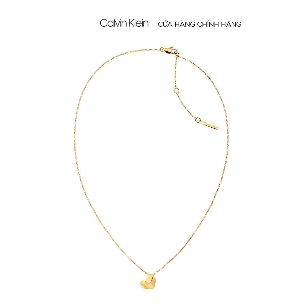  Dây chuyền Nữ Calvin Klein màu Vàng - Faceted Heart 35000036 